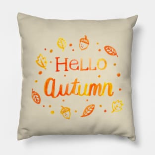 Hello Autumn Pillow