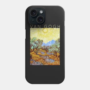 Van Gogh - Olive Trees With Yellow Sky Phone Case