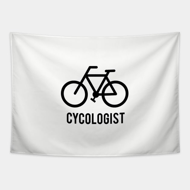 Cycologist, bicycle t-shirt, cyclist shirt Tapestry by beakraus