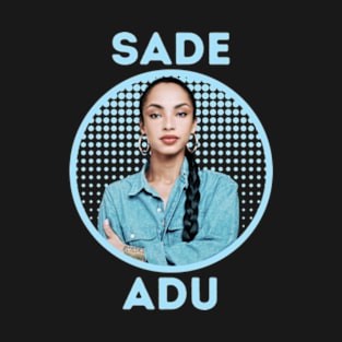 sade adu || light blue retro T-Shirt