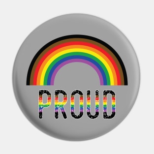 LGBTQIA Inclusive Rainbow Pride Flag - Pride 2018 Pin