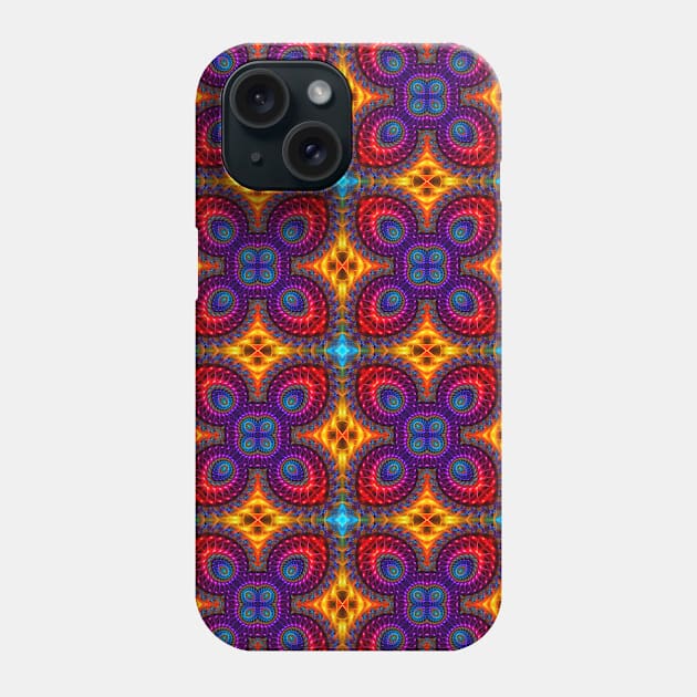 Moroccan arabic oriental tile pattern Phone Case by redwitchart
