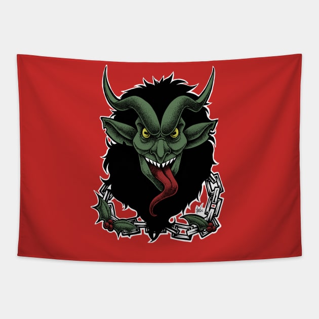 Krampus Tapestry by extinctinks