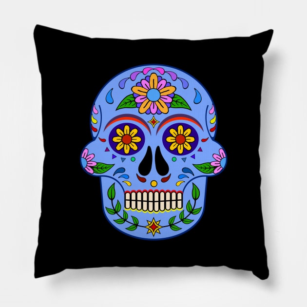 Dead Head Pillow by MichaelaGrove