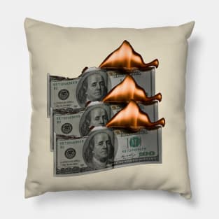 money money money !!! Pillow