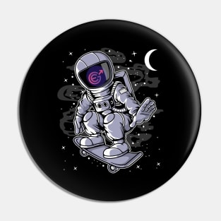 Astronaut Skate Evergrow EGC Coin To The Moon Crypto Token Cryptocurrency Blockchain Wallet Birthday Gift For Men Women Kids Pin