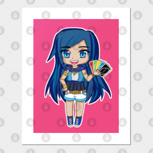 Funneh Roblox Posters And Art Prints Teepublic - cute blue haired anime kid adult roblox