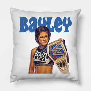 wrestle bayley Pillow