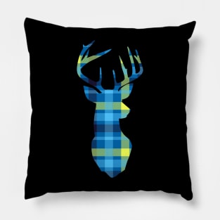 Deer Plaid Pillow