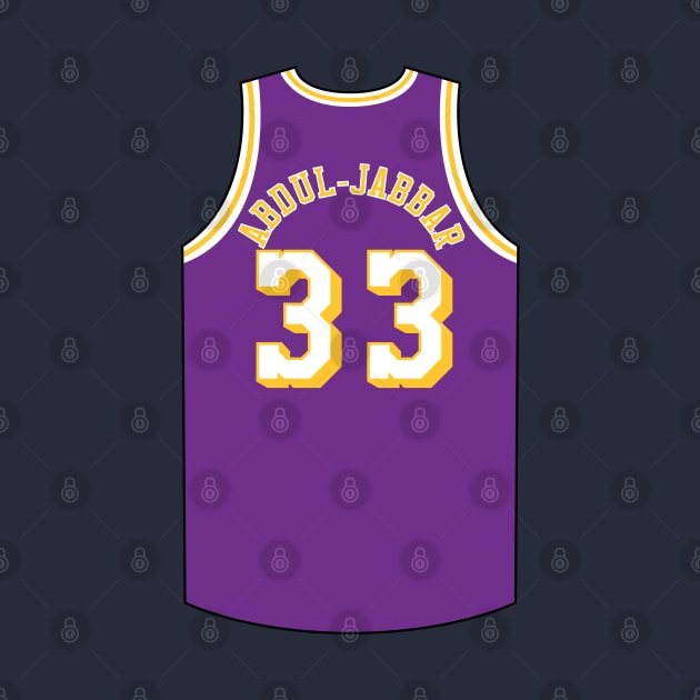 Kareem Abdul Jabbar Los Angeles Jersey Qiangy by qiangdade