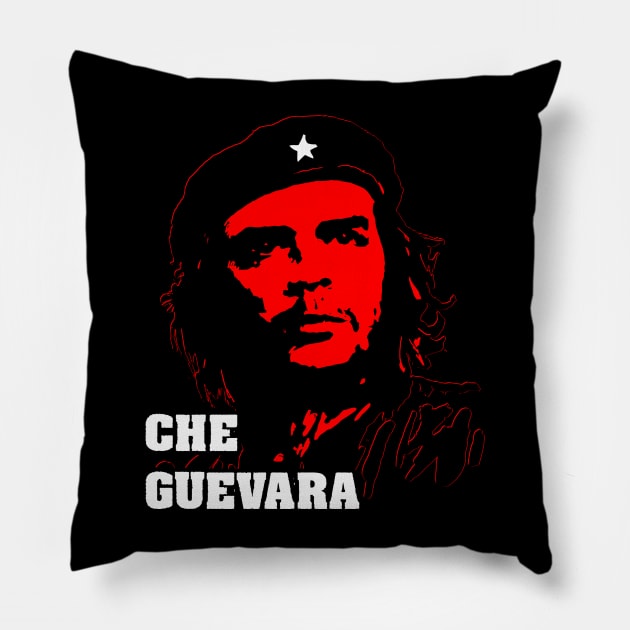 Che Guevara Shirt Revolution Rebel Tee Gerrilla Fighter Pillow by HiDearPrint