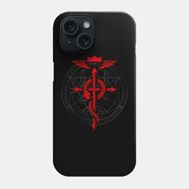 Alchemist Flamel Phone Case by R-evolution_GFX