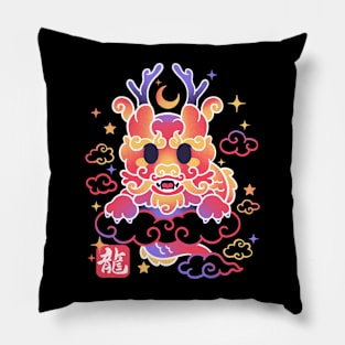 Kawaii chinese dragon Pillow