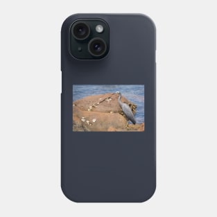 heron at the beach Phone Case