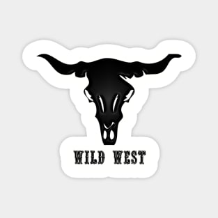 Western Era - Wild West Ox Head Skeleton Magnet