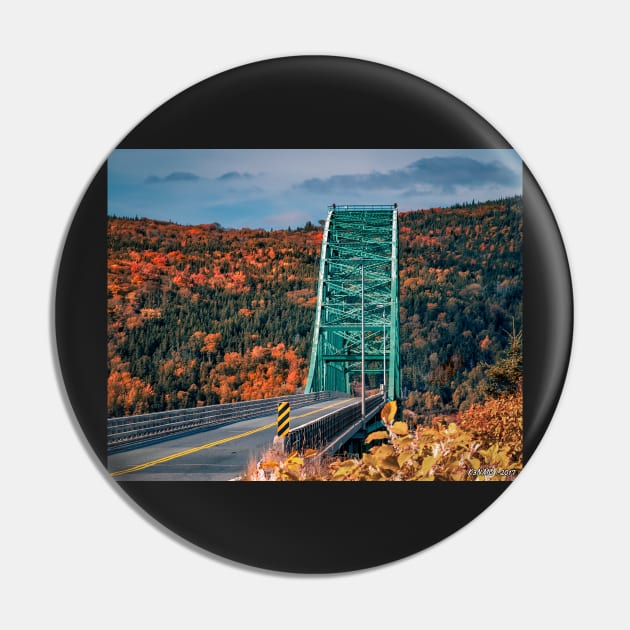Seal Island Bridge in Autumn Pin by kenmo