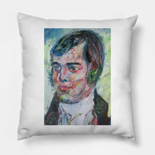 ROBERT BURNS oil portrait Pillow