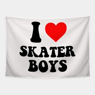 I Heart Skater Boys Tapestry