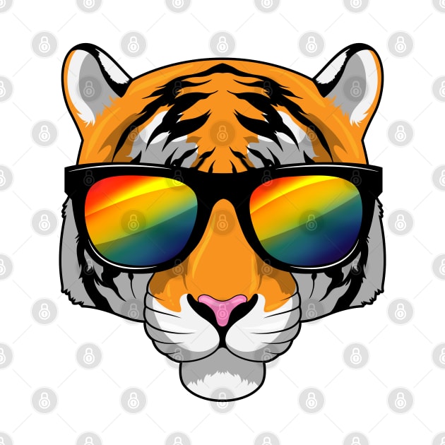 Tiger with Sunglasses by Markus Schnabel
