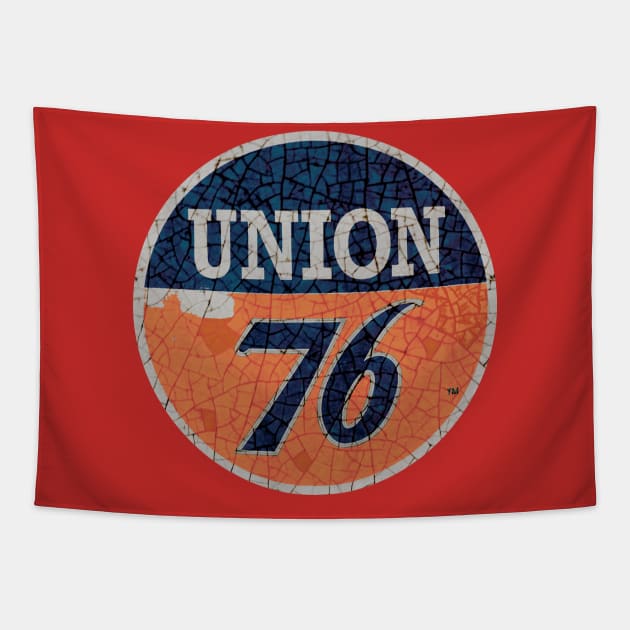 Union 76 vintage gas Tapestry by Midcenturydave