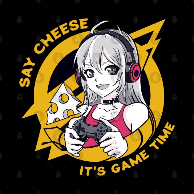 Gamer Girl Power: Cheese & Victory by WEARWORLD