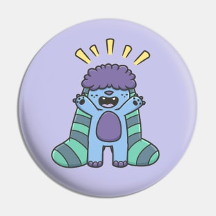 Hug Monster Pin