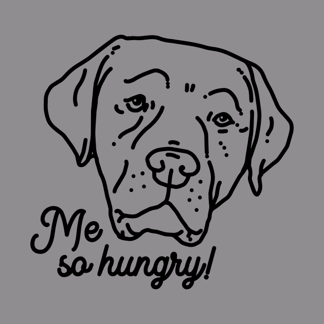 Me so hungry – funny labrador by SUGAH