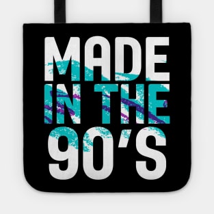 Made in the 90's 1990's Kid Funny Vintage Retro Birthday Tote