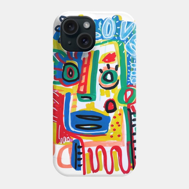 LOVE FACE Phone Case by Angel Rivas