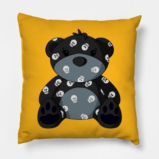 Skull Pattern Teddy Bear Pillow