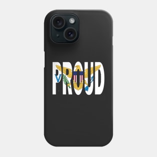 St. Thomas Flag Designed in The Word Proud - Soca Mode Phone Case