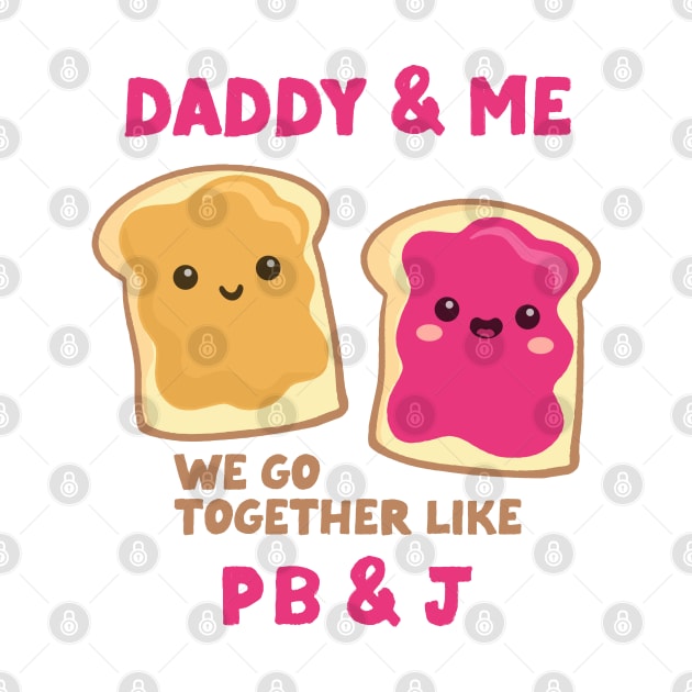 pbj daddy & me (raspberry) by mystudiocreate