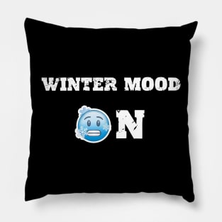 WINTER MOOD ON Pillow