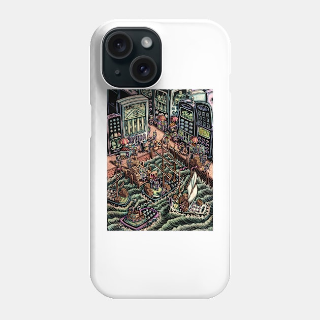 Cellphone world! Phone Case by Lisa Haney