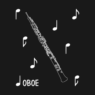 Musical Notes Oboe T-Shirt