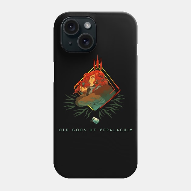 The Witch Queen in Profile Phone Case by Old Gods of Appalachia