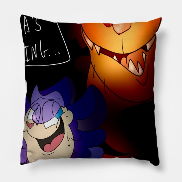 Tattletail Mama's Coming Pillow by starburstedstore