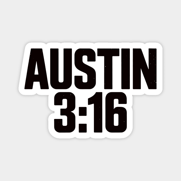 Austin 3:16 Magnet by CreativeSage