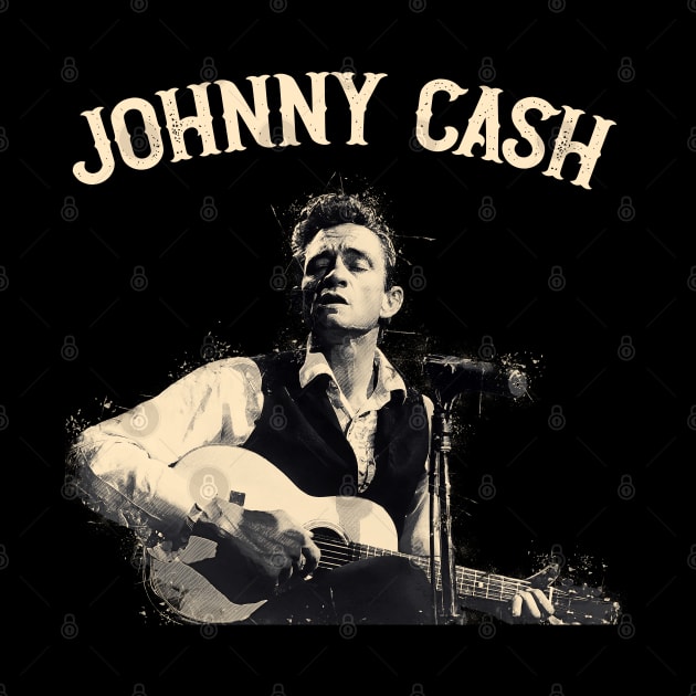 Johnny Cash by Yopi