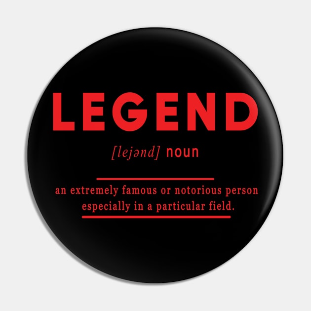 Legend Meaning Definition Black Edition Pin by Clots