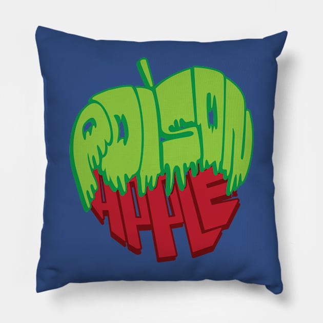 The Poison Apple Pillow by DeepDiveThreads