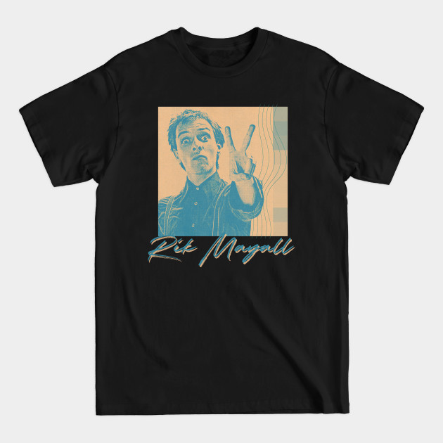 Discover Rik Mayall // 80s Style Aesthetic Fan Design - Rik Mayall - T-Shirt