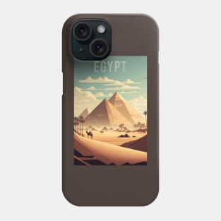 The Vector Pyramids of Giza Phone Case