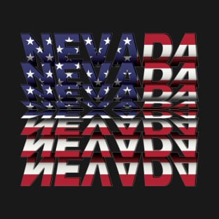 Nevada Flip Text effect T-Shirt