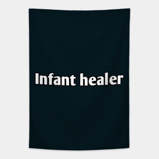 Infant healer pediatrician pun Tapestry