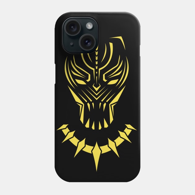 Golden Jaguar - Black panther Phone Case by PWCreate