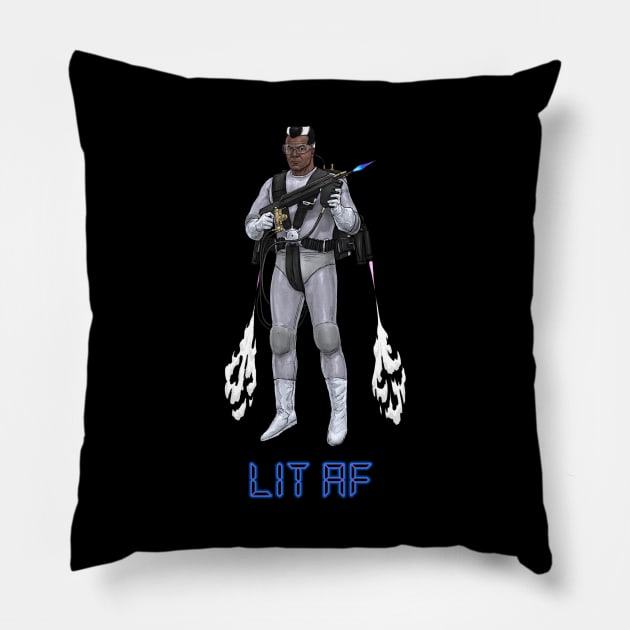 Lit AF Pillow by PreservedDragons