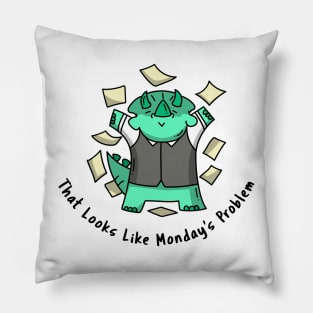 Monday's Problem Pillow