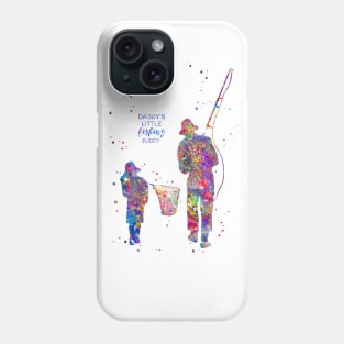 Father and son fishing Phone Case