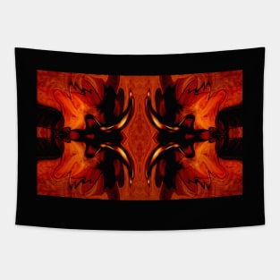 Pattern of Burning Flame Tapestry